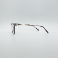 Acetate Black & Orange Frame Men's Optics-259