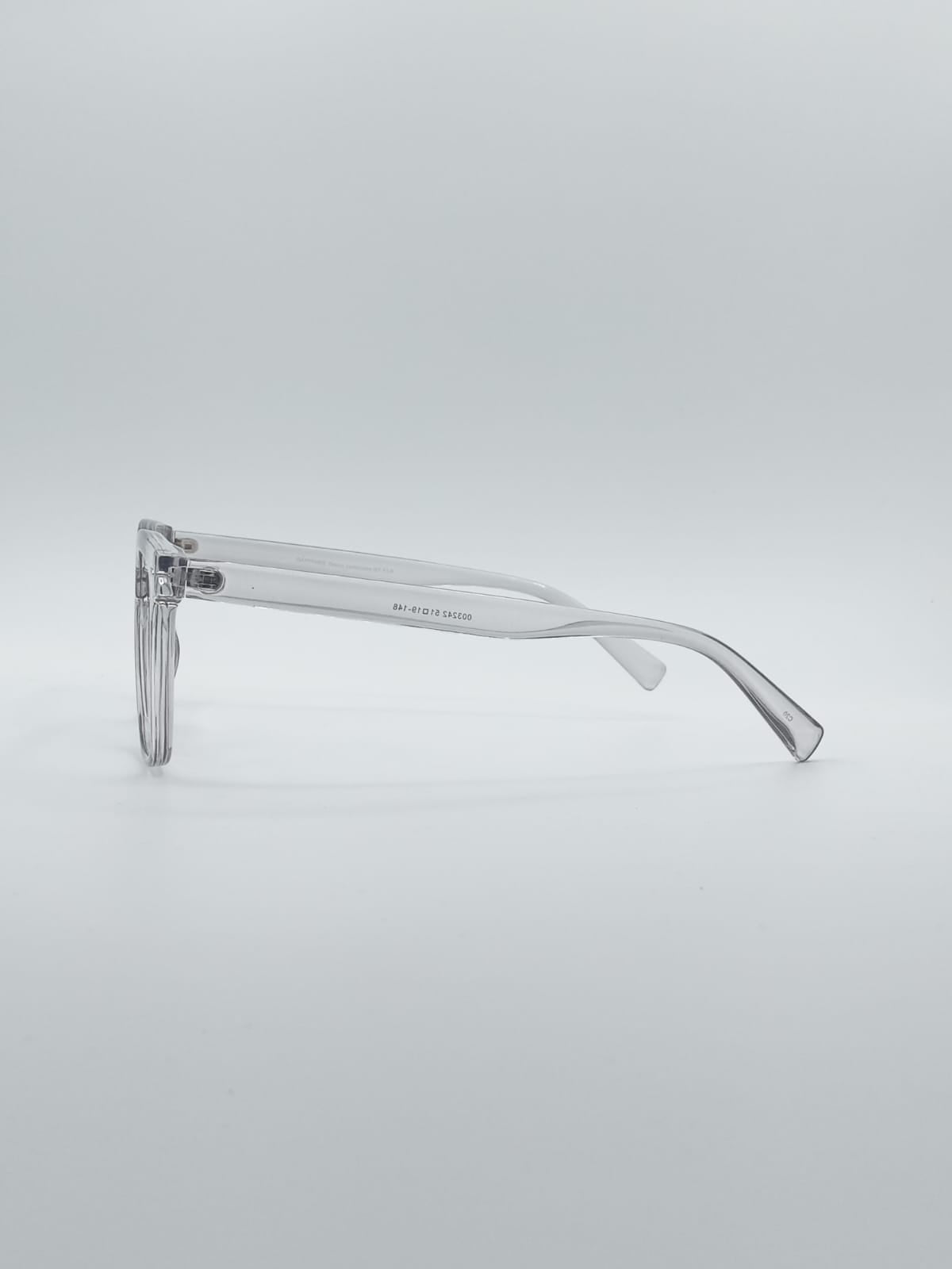 Acetate Grey Frame Unisex Optics-047