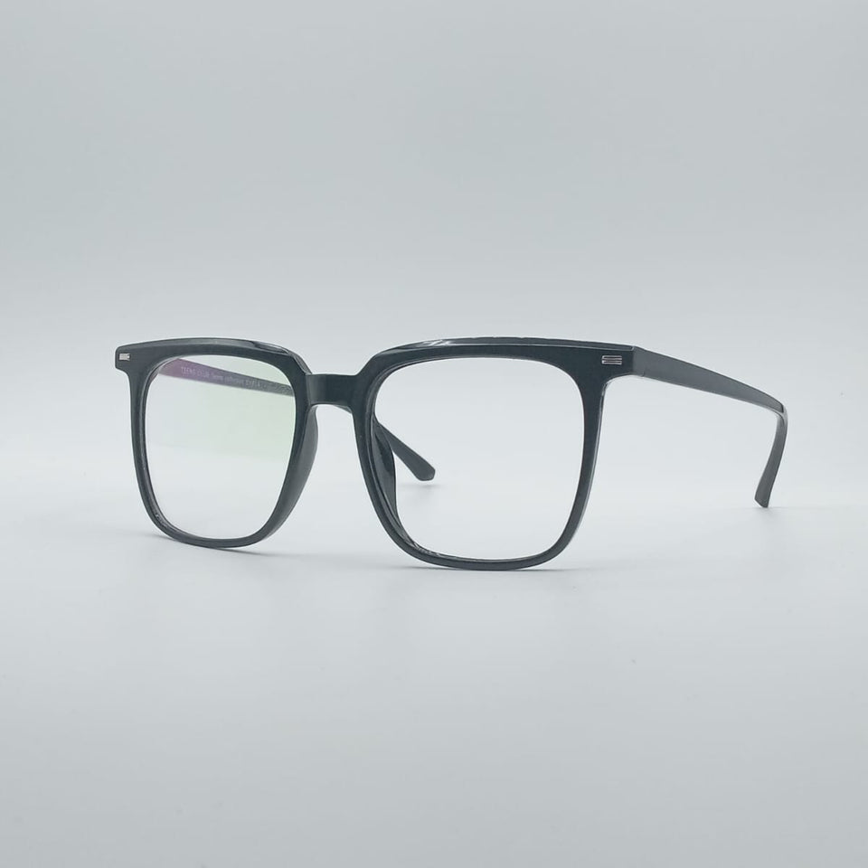 Acetate Black Frame Men's Optics-044