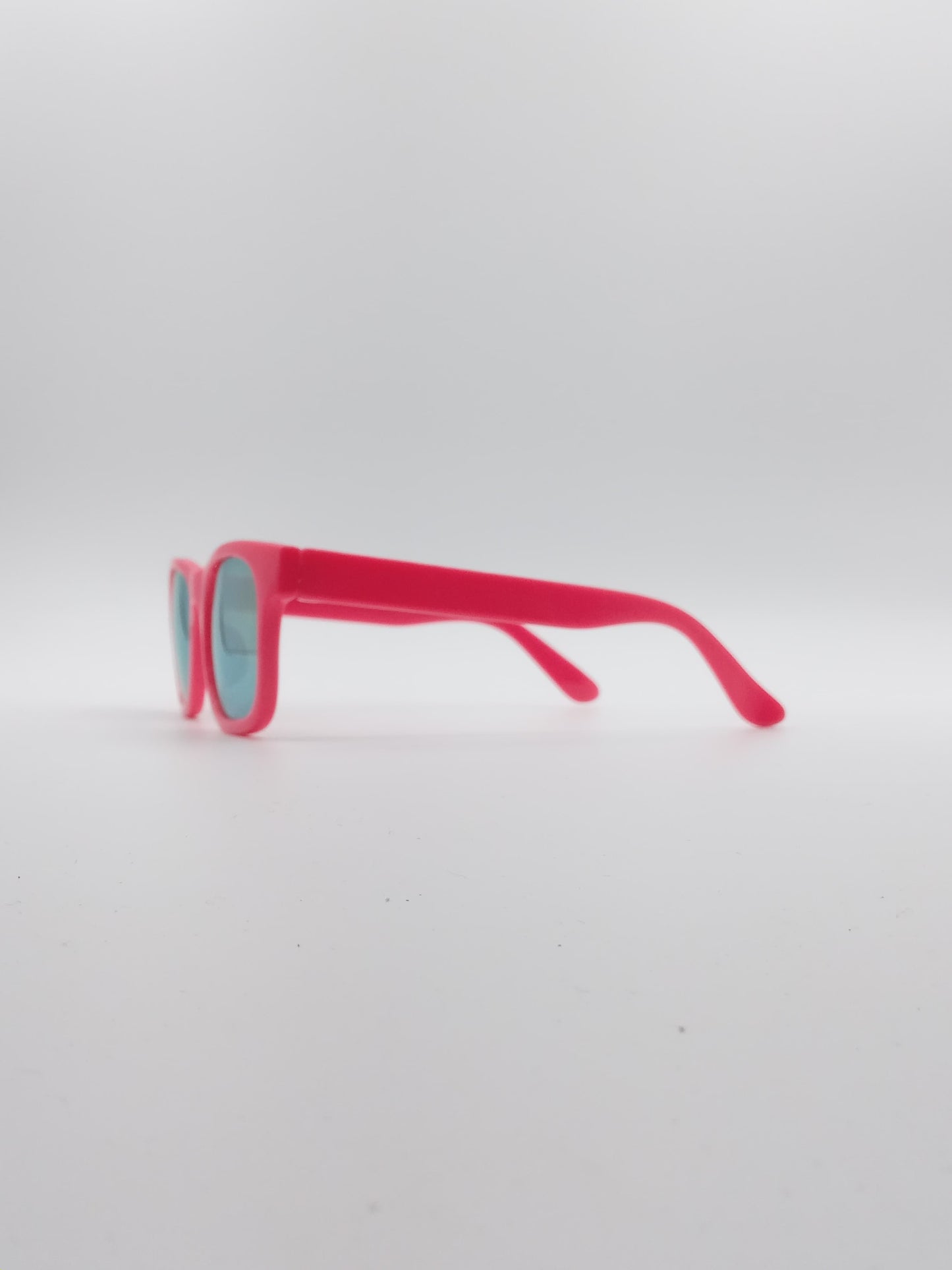 Acetate Red Frame Kids Sunglasses-068