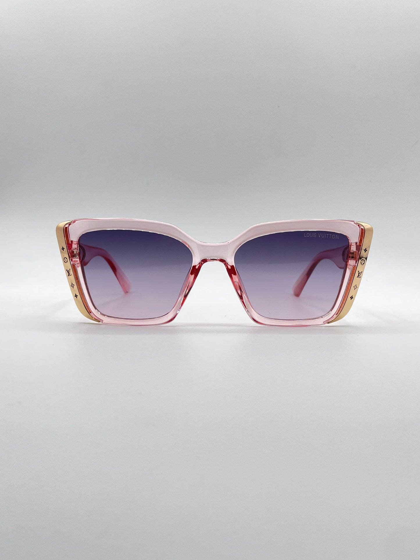 Cat Eye Pink Frame Women's Sunglasses-098
