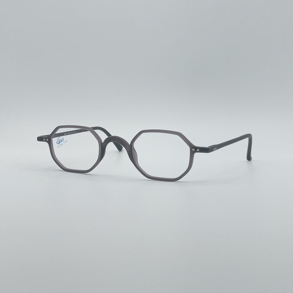 Geometrical Grey Frame Men's Optics-254