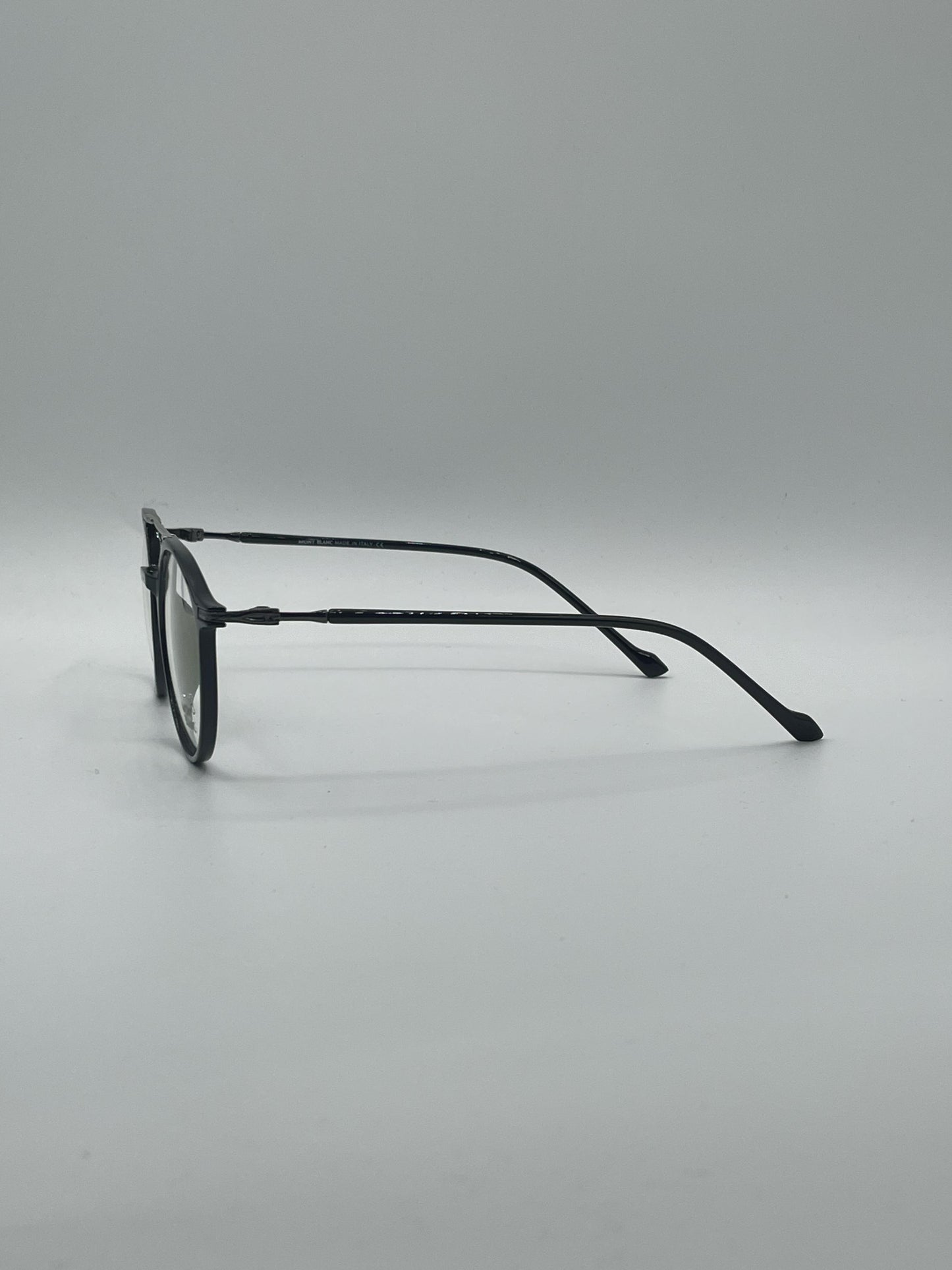 Circular Black Frame Optics-339