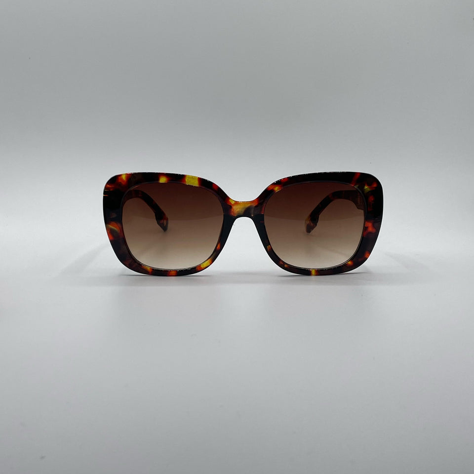 Butterfly Tortoise Frame Women's Sunglasses-187
