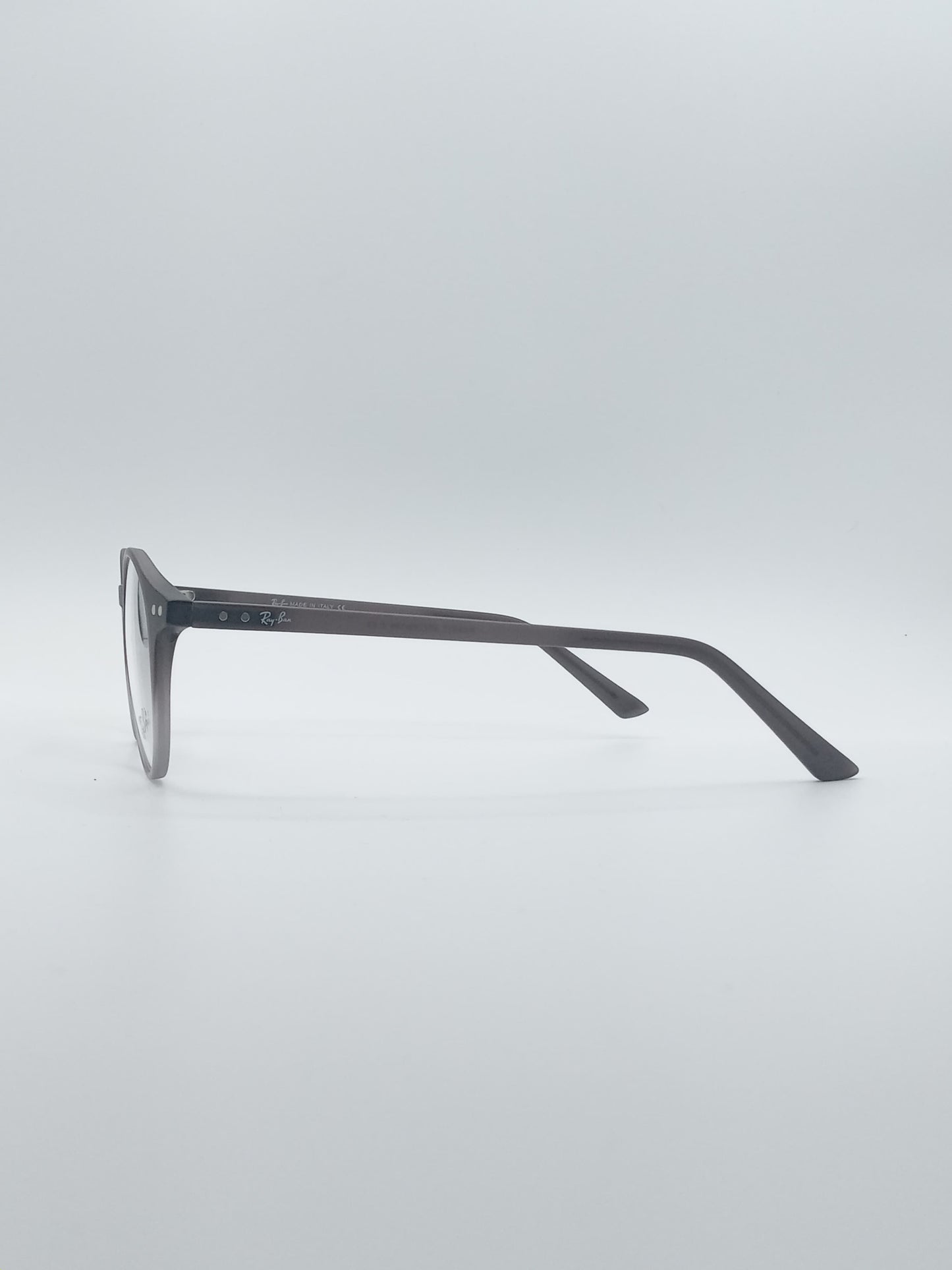 Circular White & Grey Frame Men's Optics-262