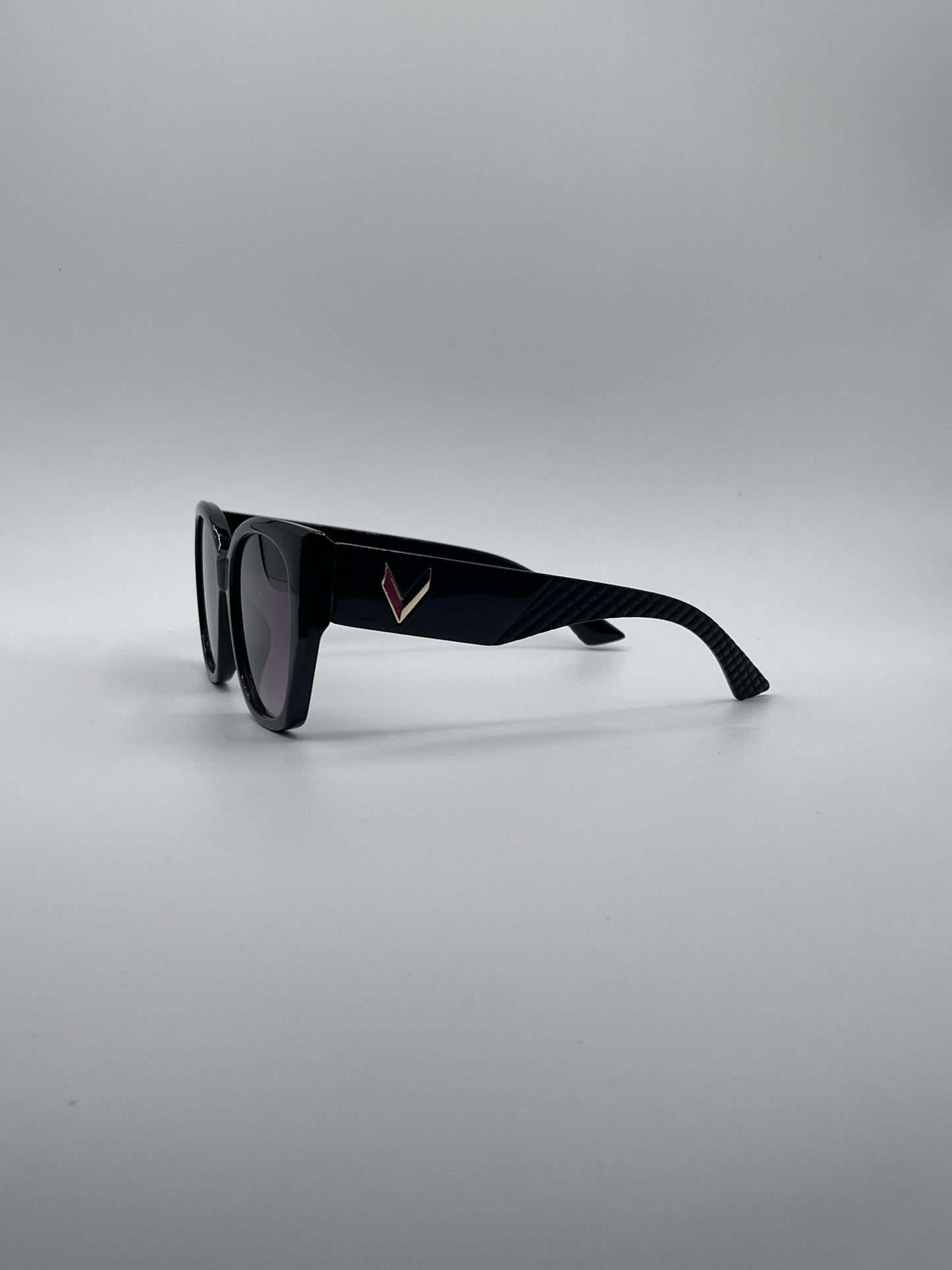 Cat Eye Black Frame Women's Sunglasses-172