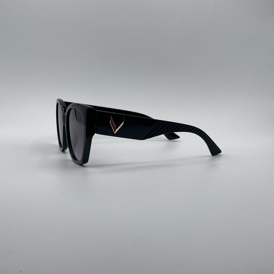 Cat Eye Black Frame Women's Sunglasses-172