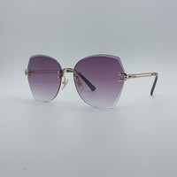 Cat Eye Frame Women's Sunglasses-033