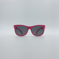 Acetate Pink Frame Kids Sunglasses-055