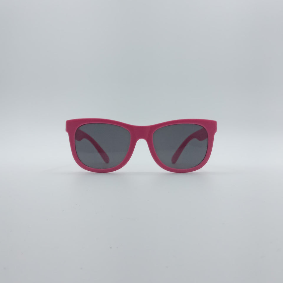 Acetate Pink Frame Kids Sunglasses-055