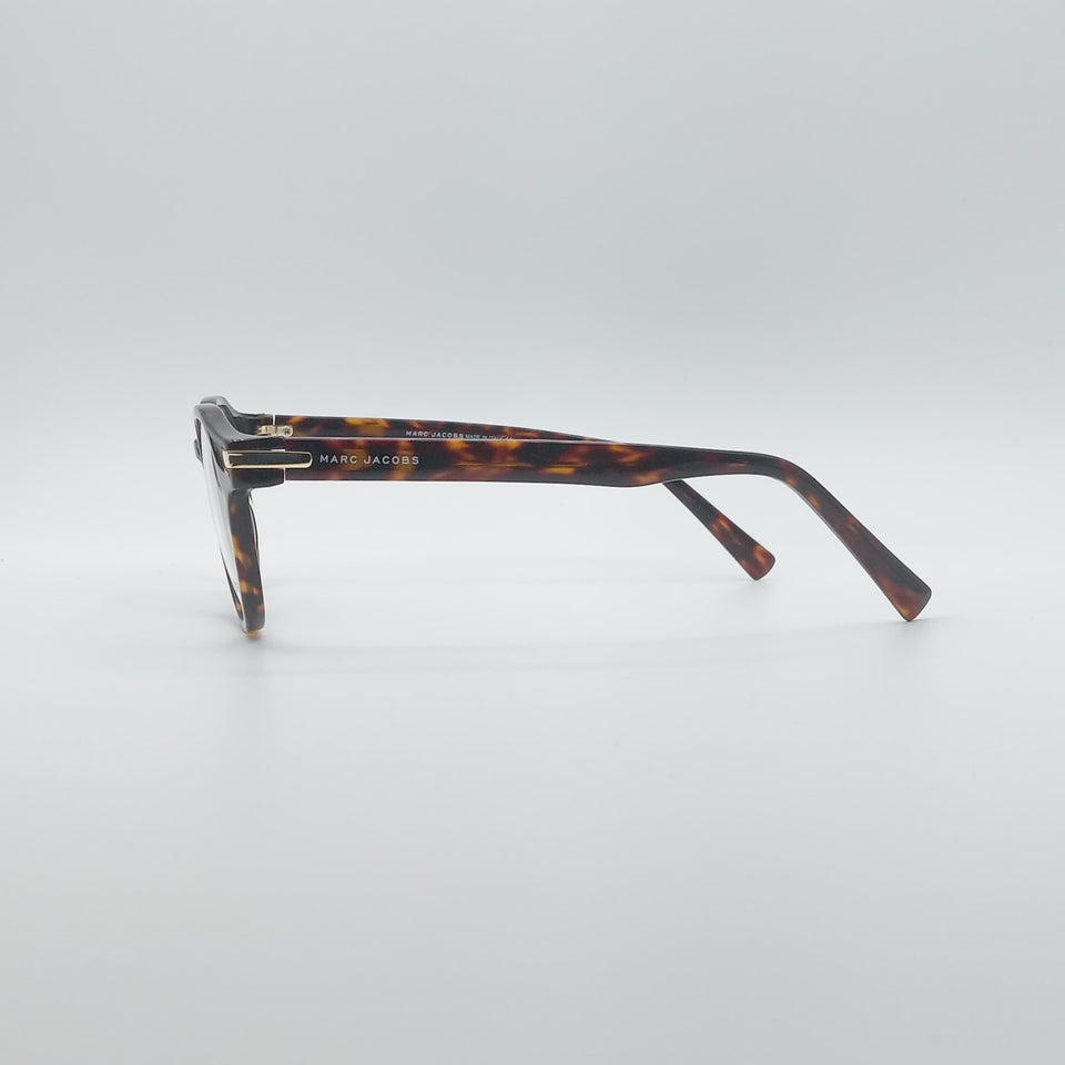 Circular Brown & Orange Frame Men's Optics-256