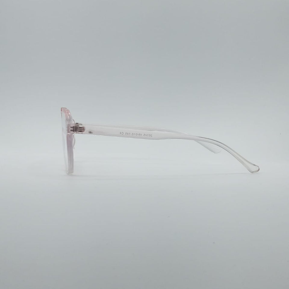 Geometrical Translucent Unisex Frame Optics-018