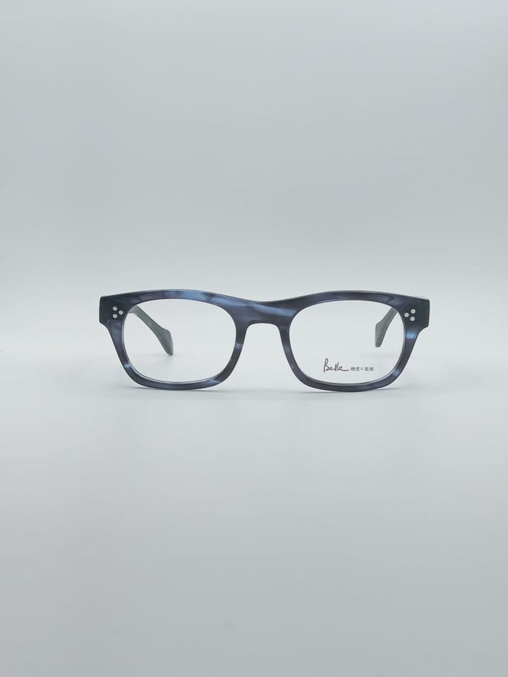 Acetate Blue & Black Frame Men's Optics-201