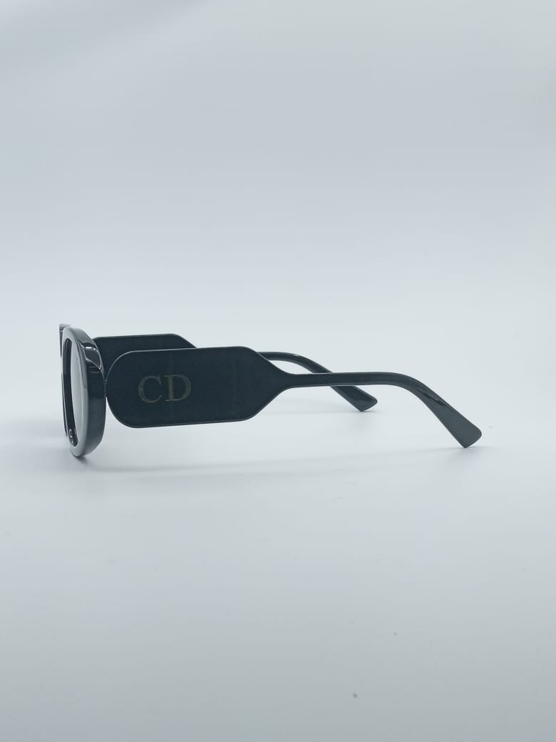 Acetate Black Frame Women's Sunglasses-069