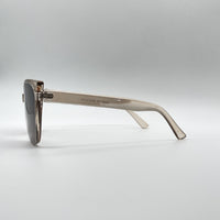 Cat Eye Light Golden Frame Women's Sunglasses-079