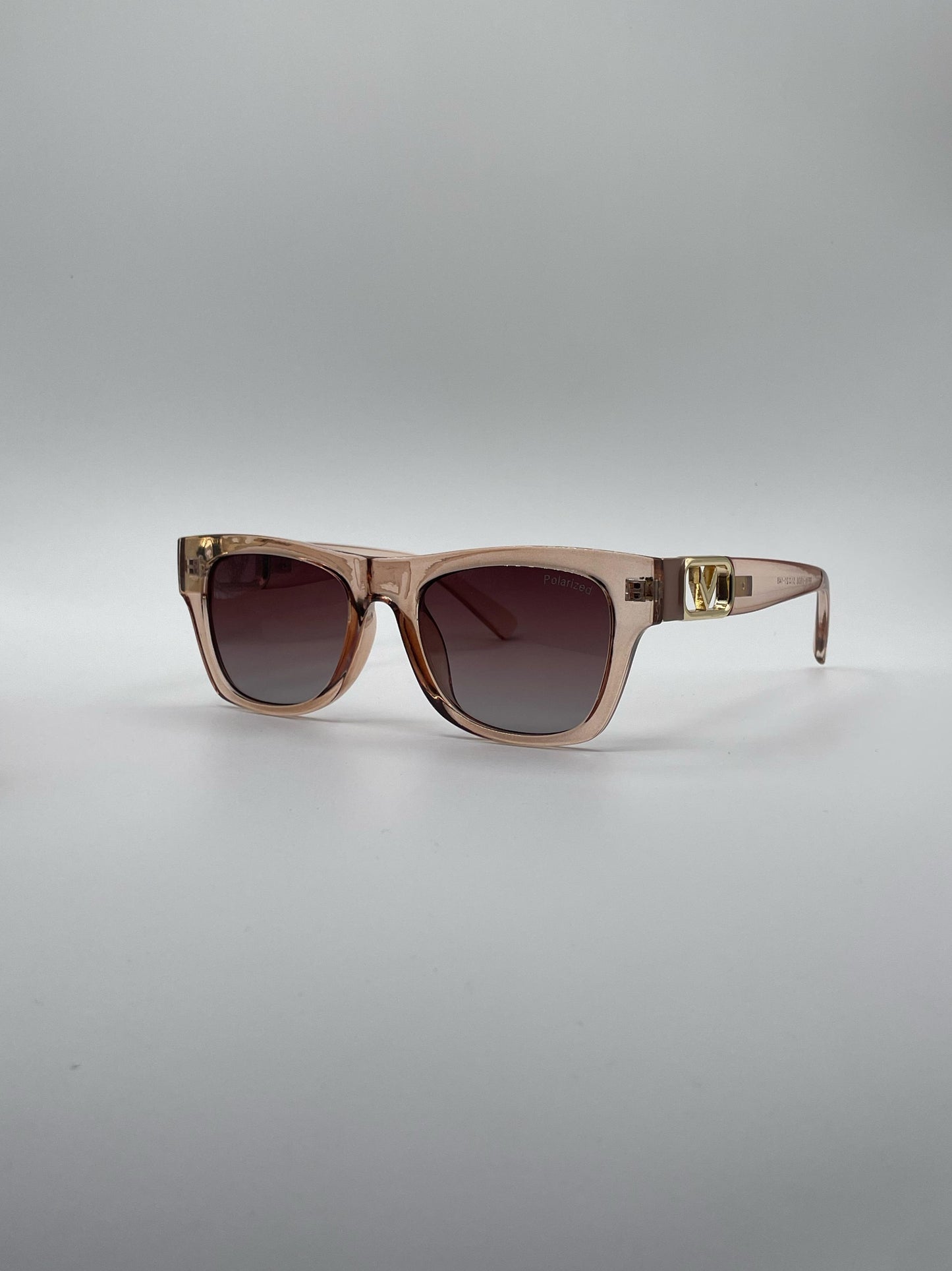 Acetate Light Pink Frame Women's Sunglasses-192