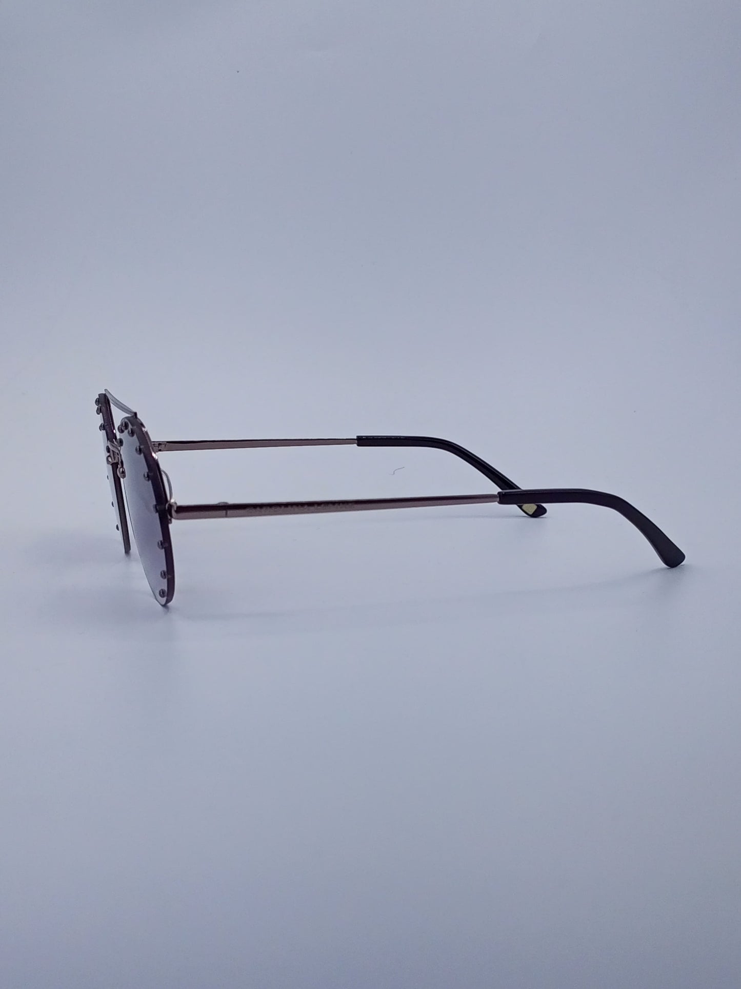 Purple Gradient Round Sunglasses-224