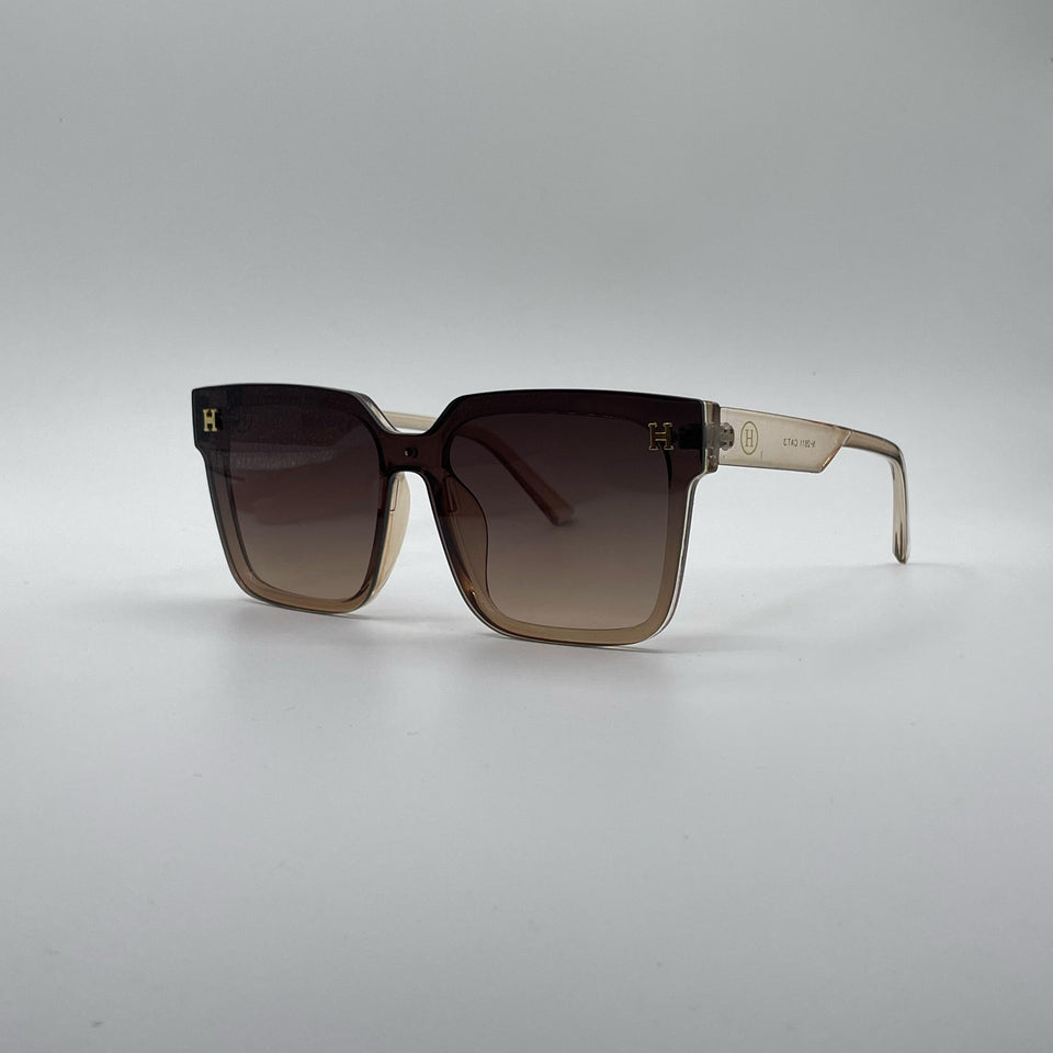 Acetate Brown Frame Women's Sunglasses-181