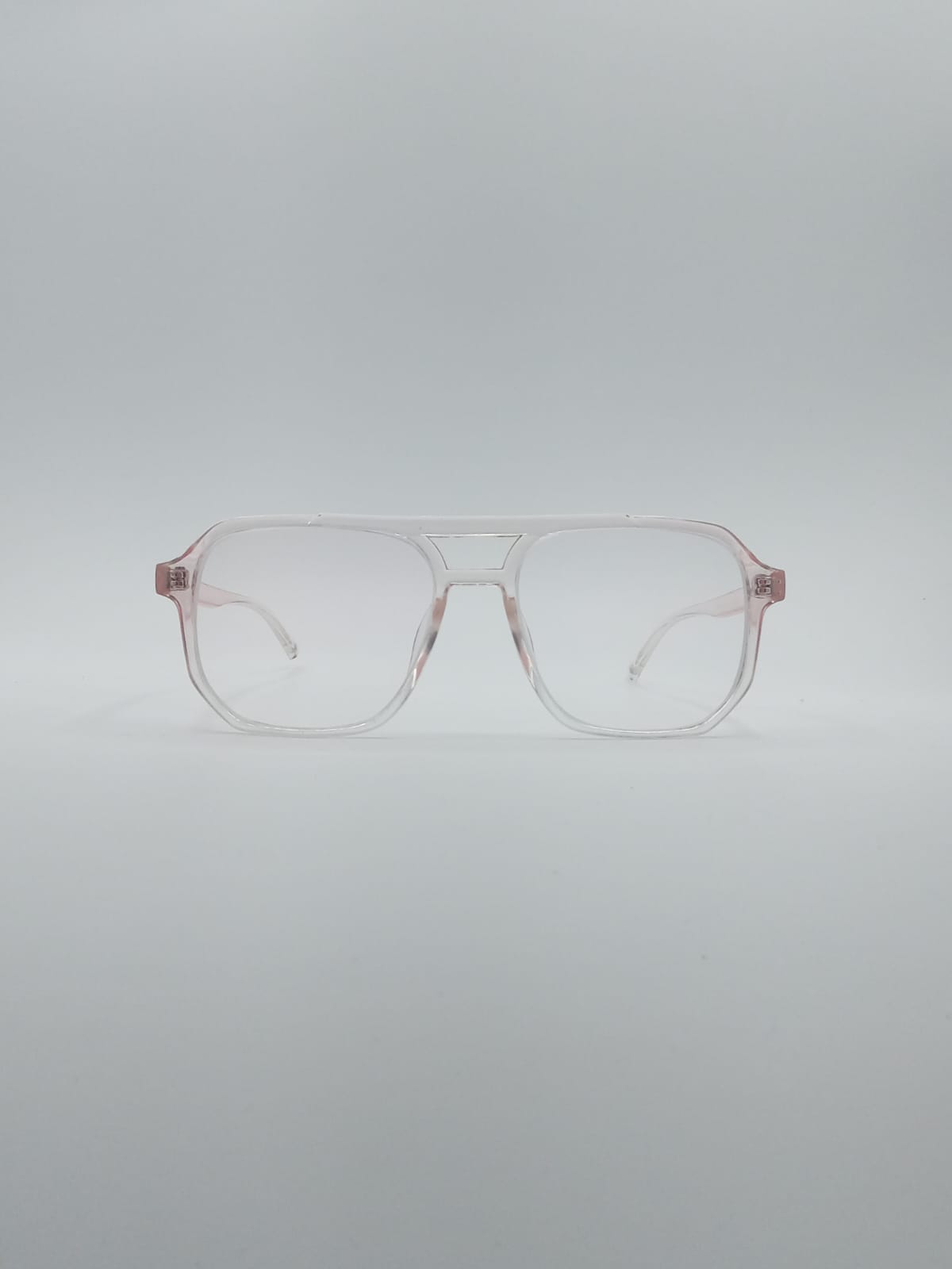 Geometrical Translucent Unisex Frame Optics-018