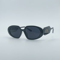 Acetate Black Frame Women's Sunglasses-069