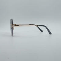 Cat Eye Frame Women's Sunglasses-033