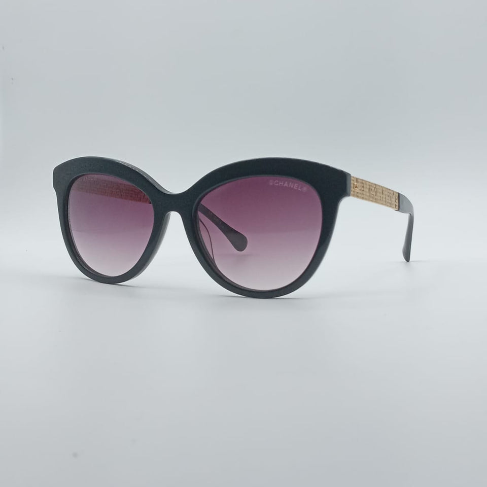 Cat Eye Black Frame Women's Sunglasses-025