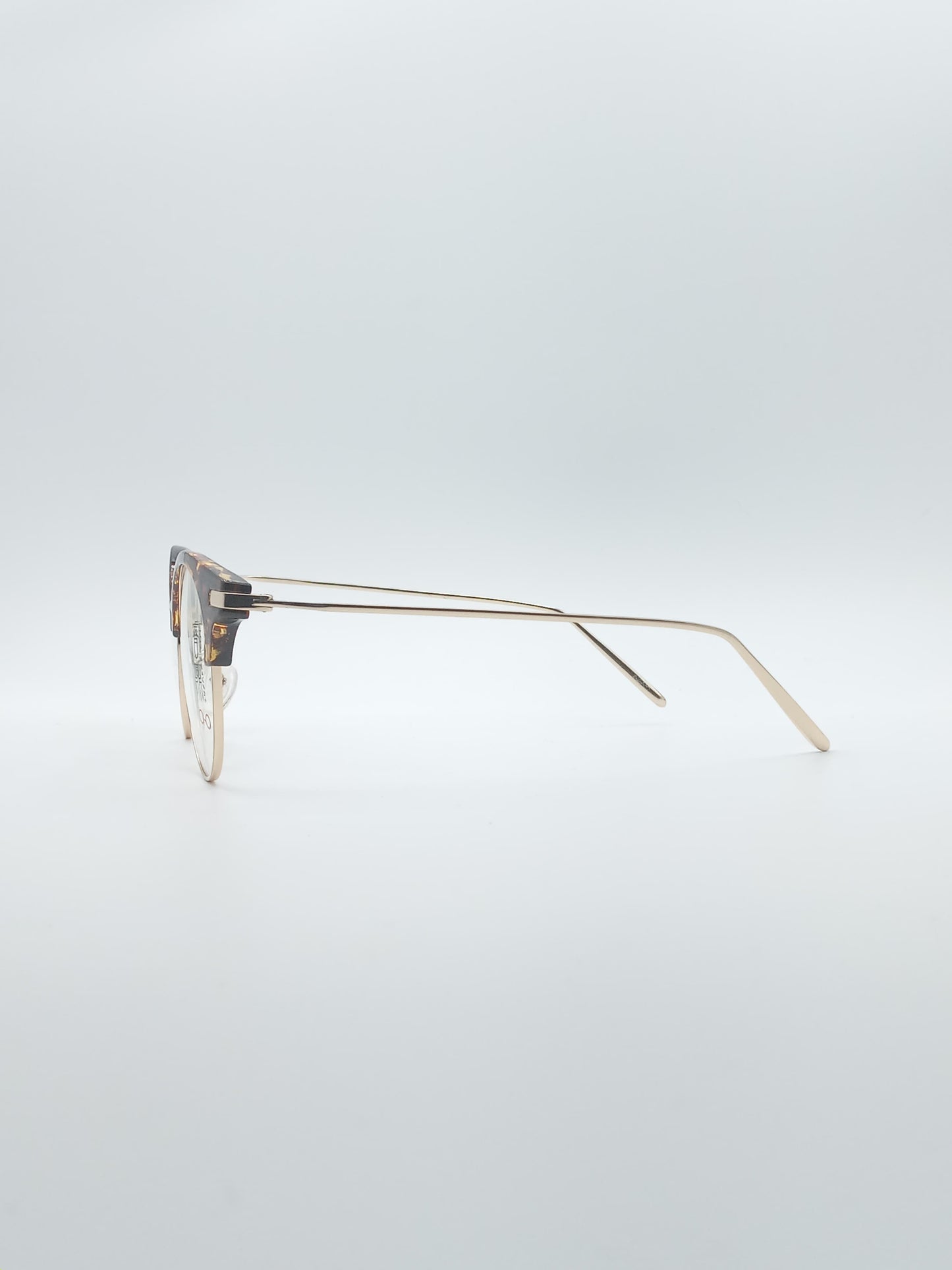 Retro Aviator Brown & Yellow Frame Unisex Optics-196