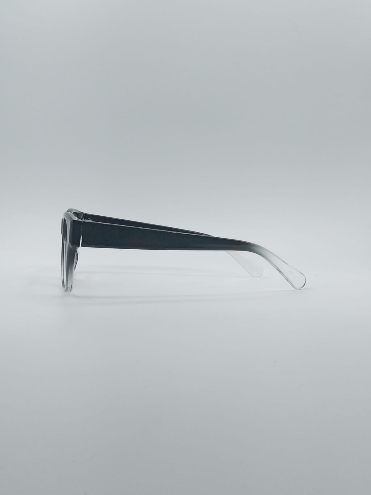 Acetate Black & White Frame Women's Optics-037