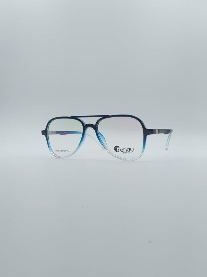 Aviator Blue & White Frame Kids Optics-132