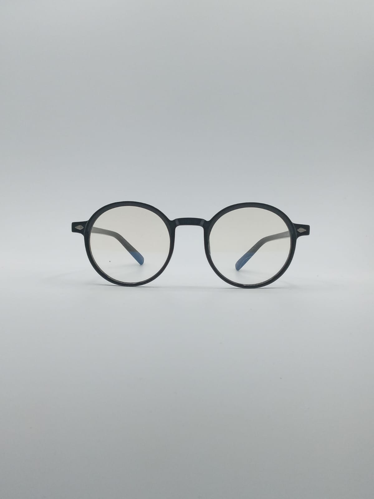Circular Black Frame Unisex Optics-036