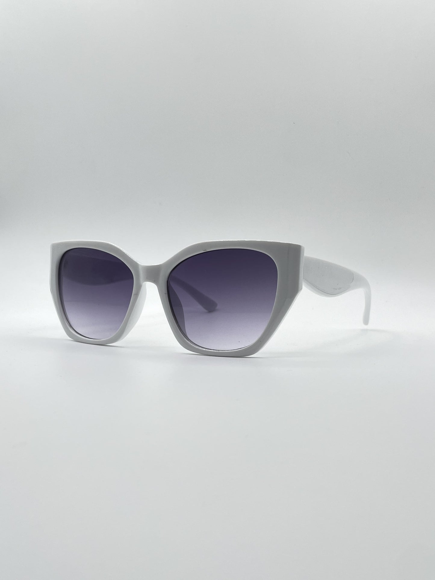 Cat Eye Grey Frame Women's Sunglasses-080