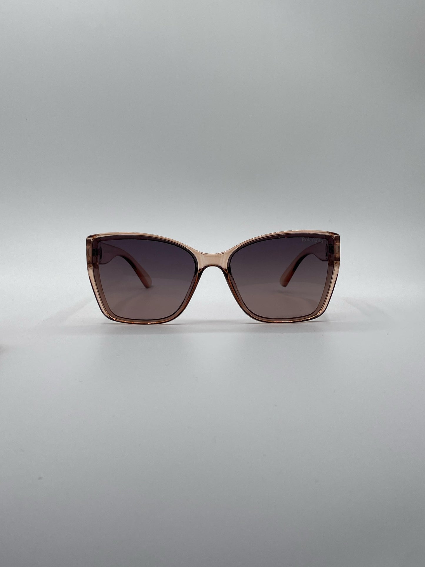 Cat Eye Beige Frame Women's Sunglasses-177