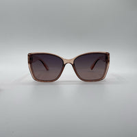 Cat Eye Beige Frame Women's Sunglasses-177