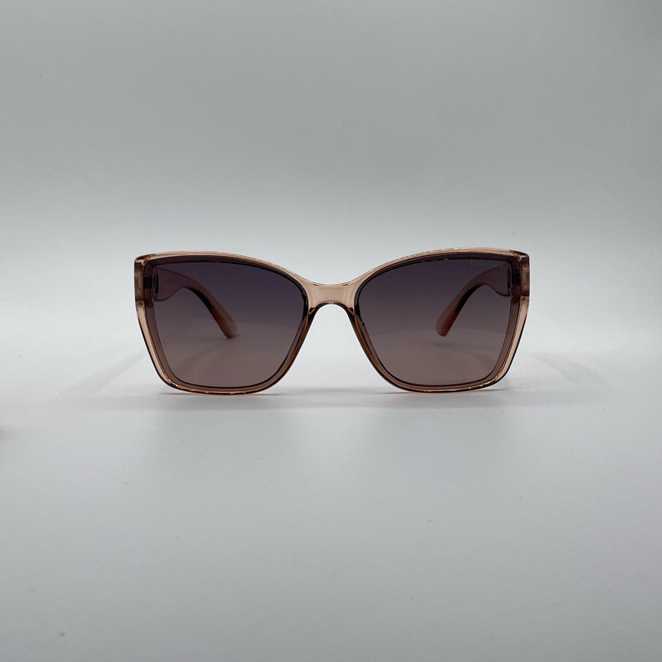 Cat Eye Beige Frame Women's Sunglasses-177