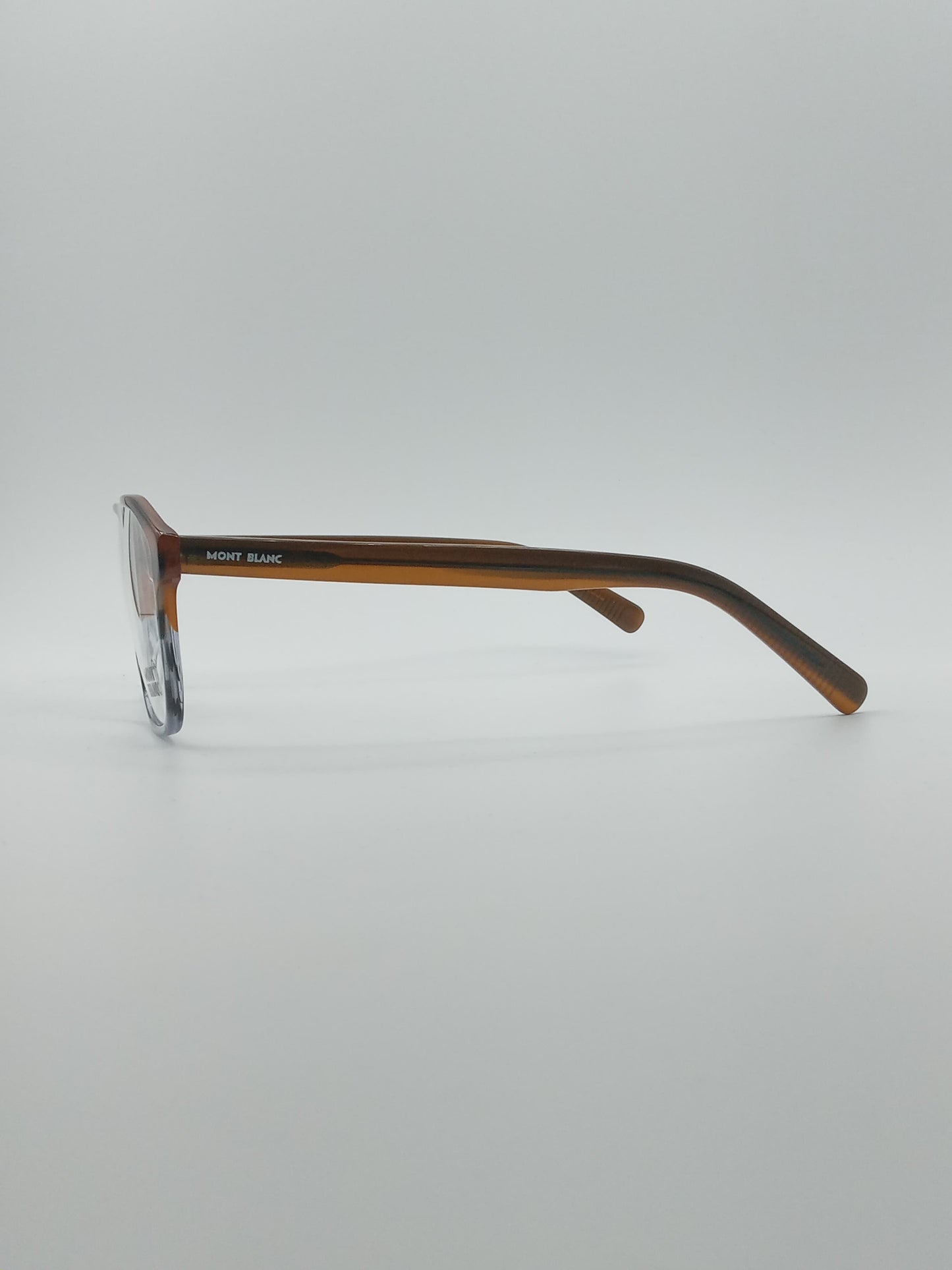 Retro Aviator Orange and White Frame Men's Optics-250