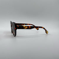 Butterfly Tortoise Frame Women's Sunglasses-187