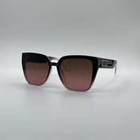 Square Brown Frame Women's Sunglasses-150