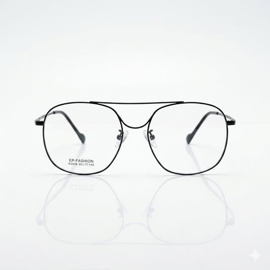 Double bridge black titanium optics-440