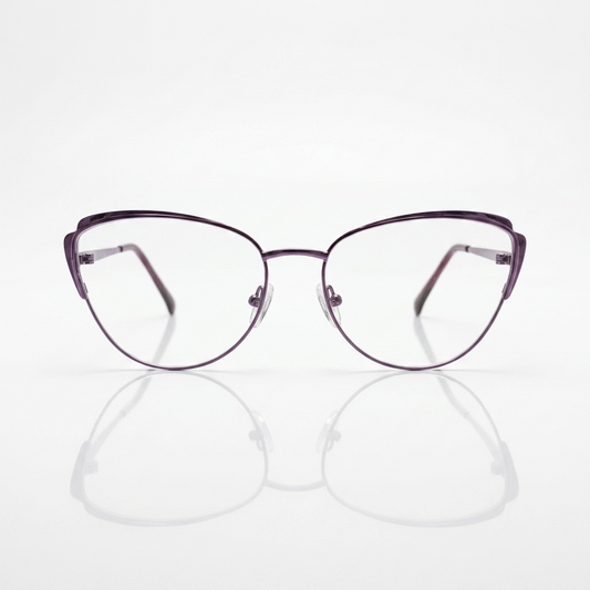 Cat eye metal optics-508
