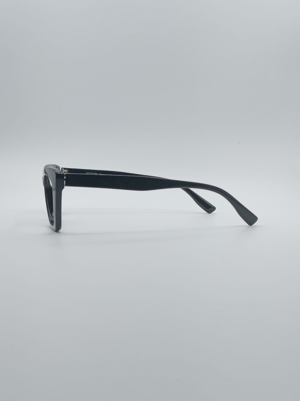 Cat Eye Black Frame Optics-006