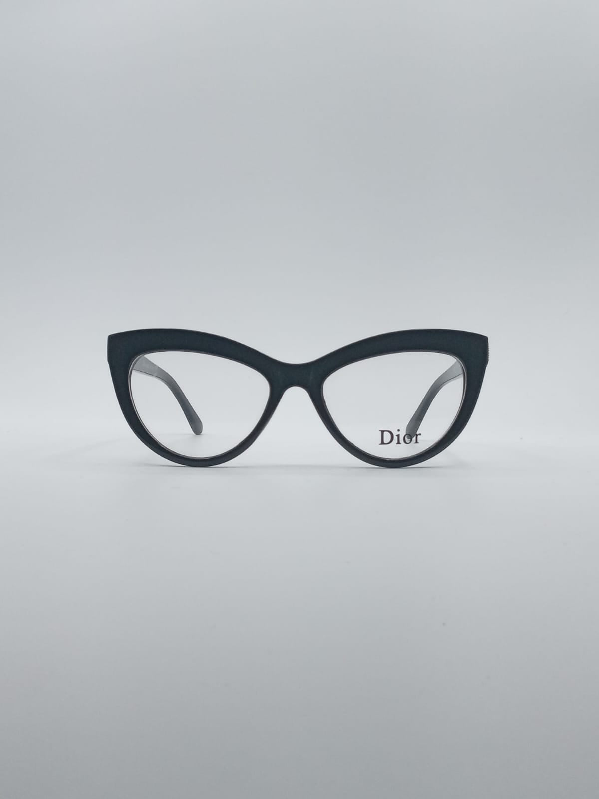 Cat Eye Black Frame Optics-010