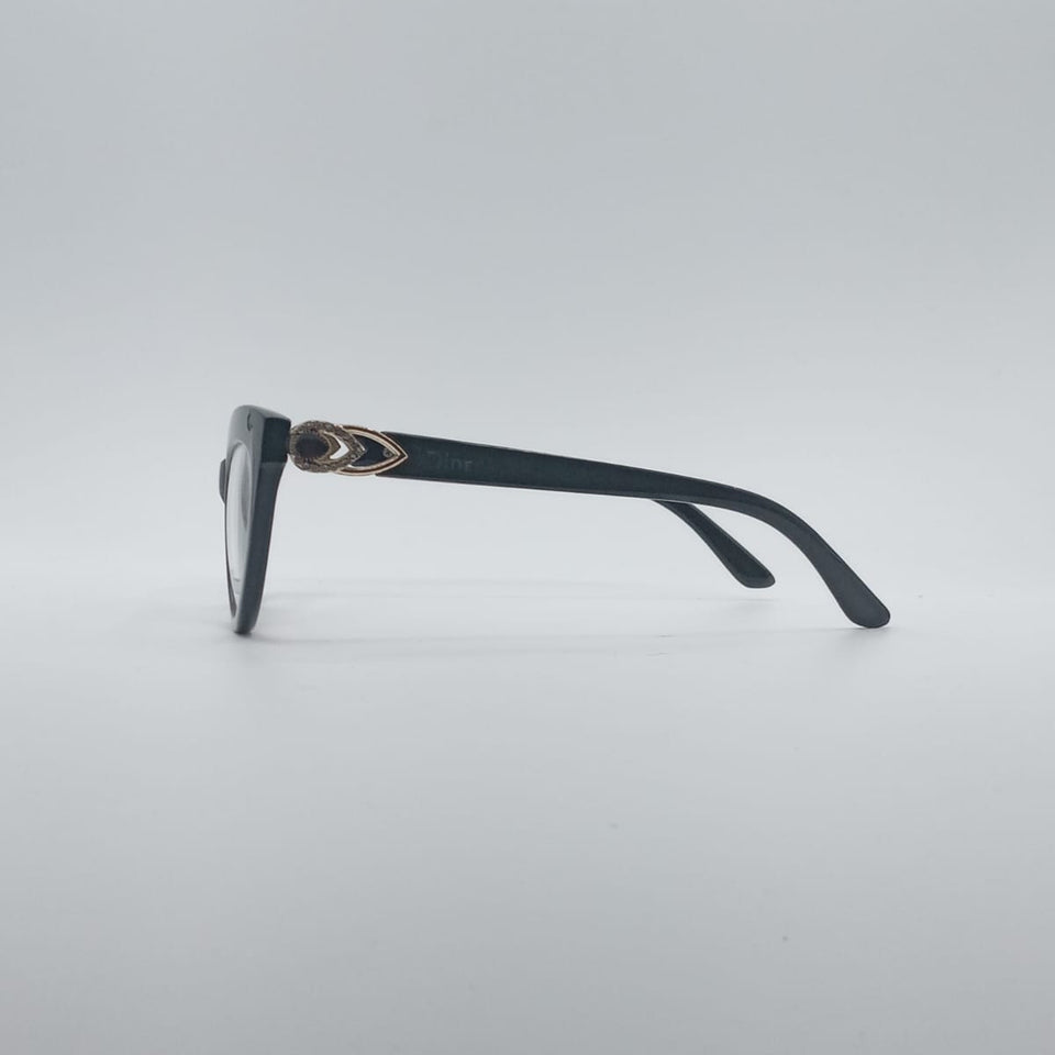 Cat Eye Black Frame Optics-010