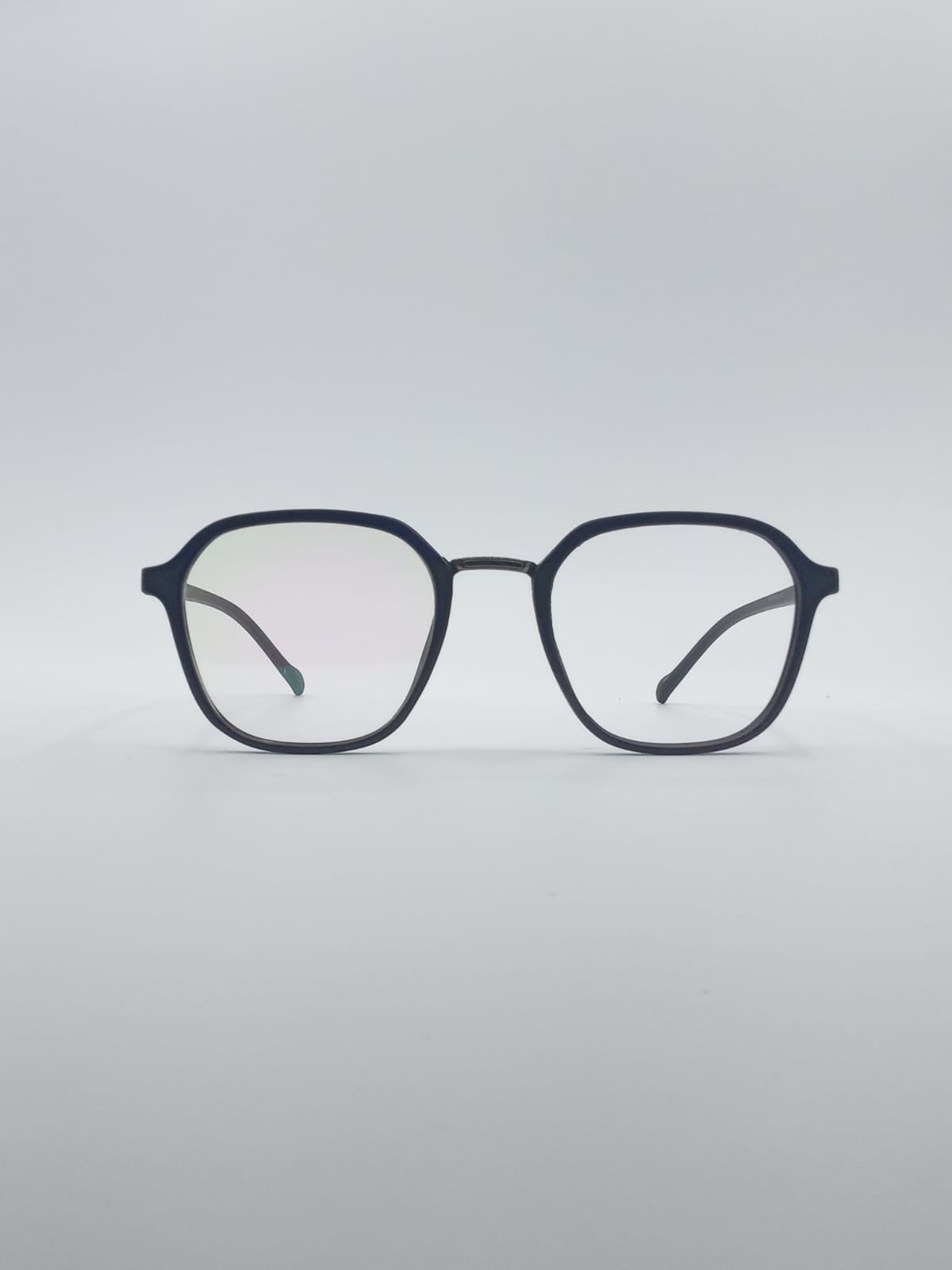 Soft Square Black Frame Optics-011