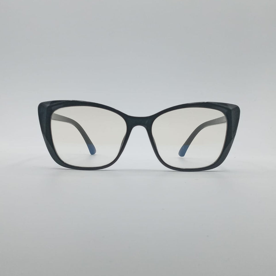Cat Eye Black Female Frame Optics-015