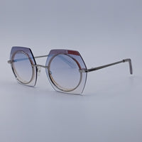 Gradient Lens Square Glasses-230