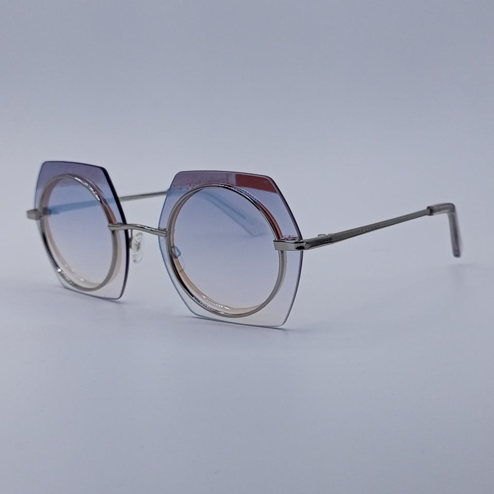 Gradient Lens Square Glasses-230