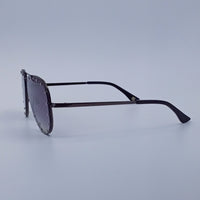 Gradient Lens Studded Aviator Glasses-231
