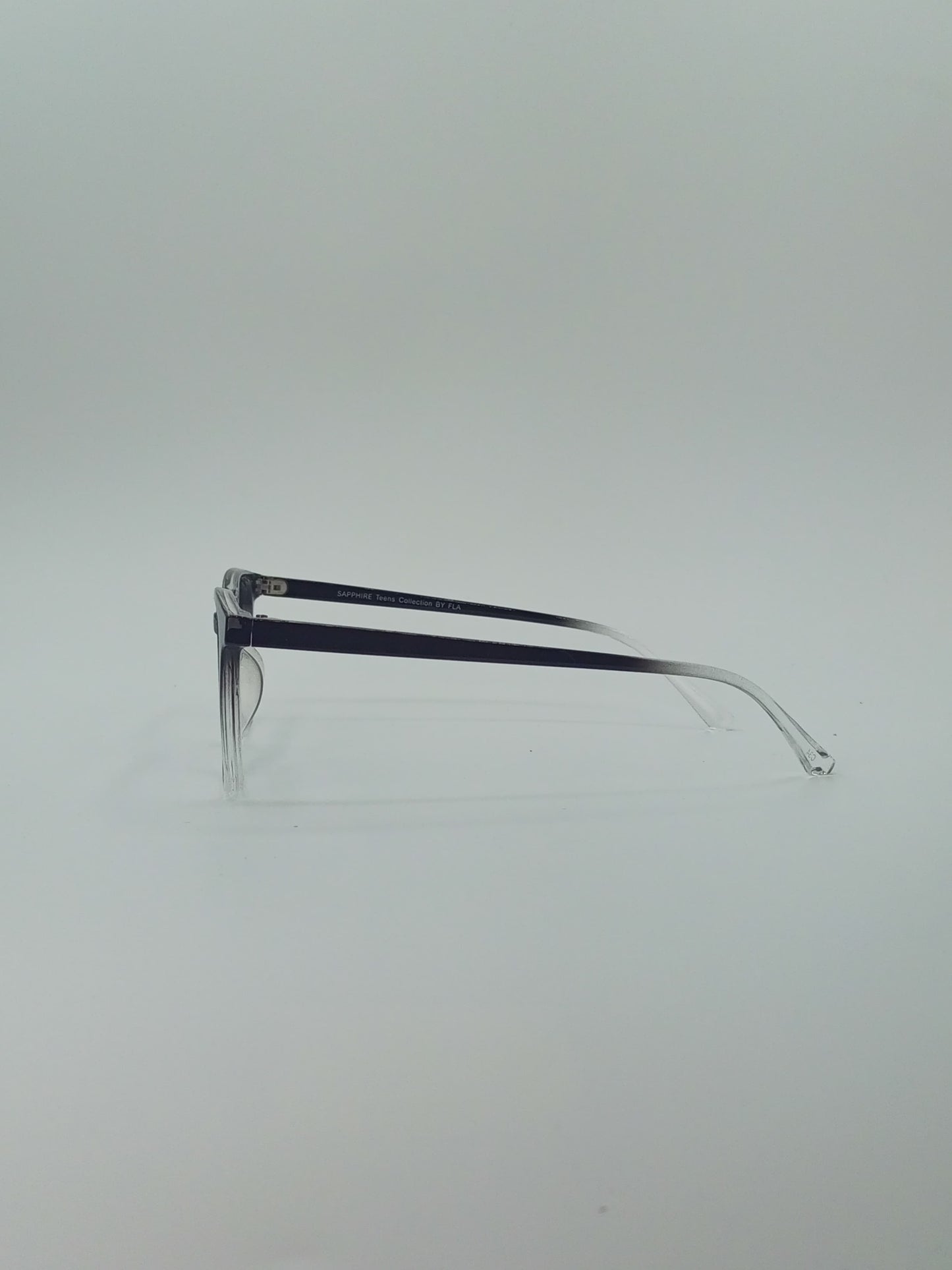 Gradient Black-Clear Frame Square Optics Transparent Lenses-429