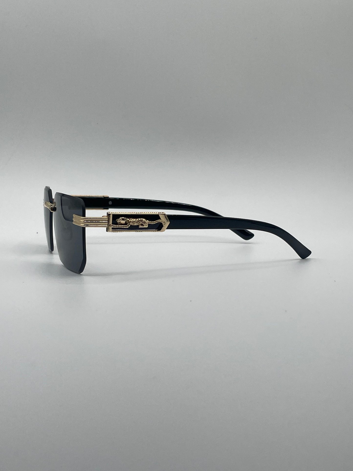 Rimless Black Frame Sunglasses-198