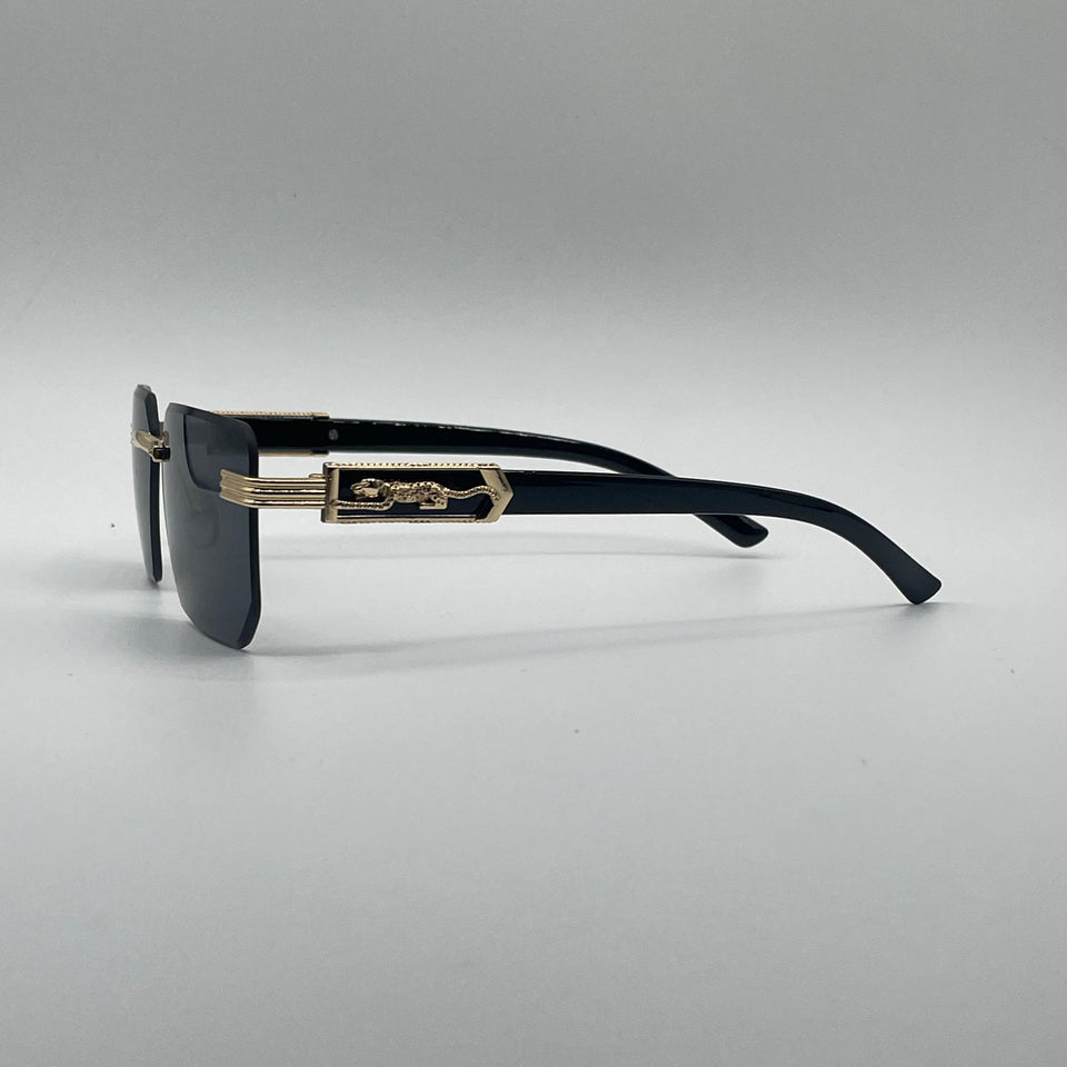 Rimless Black Frame Sunglasses-198